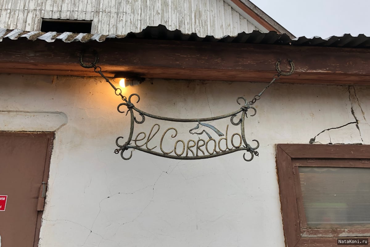Надпись El Corrado в КСК Ромашково (Ната Кони)